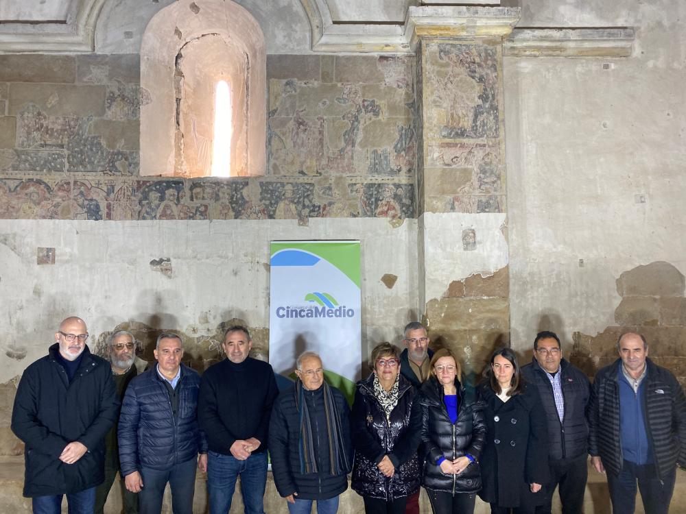 Imagen La Comarca mostrará con visitas guiadas las pinturas murales de la iglesia de Cofita (s. XIII)