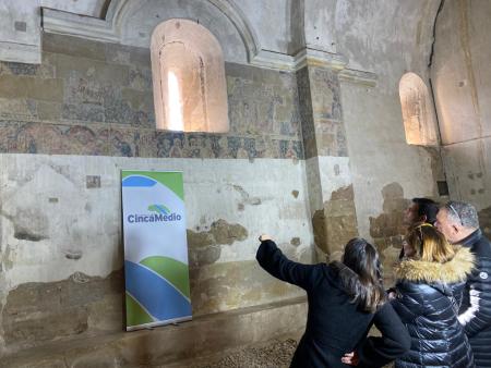 Imagen Visitas a la pinturas de la iglesia templaria de la Magdalena de Cofita