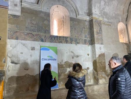 Imagen Visitas a la pinturas de la iglesia templaria de la Magdalena de Cofita
