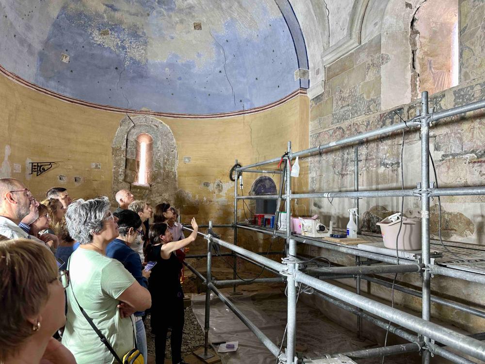Imagen Visitas guiadas a las pinturas templarias de la iglesia de Cofita