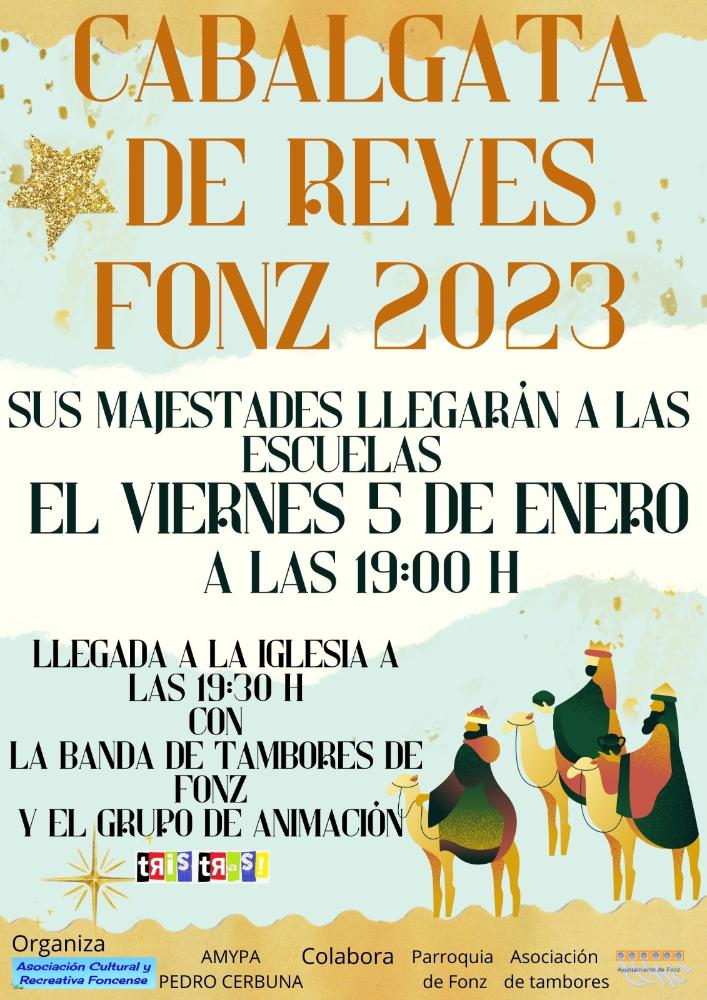 Imagen Cabalgata de los Reyes Magos en Fonz