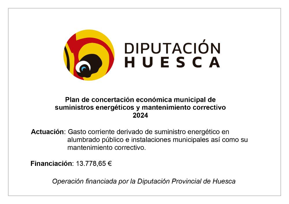 Imagen Plan de concertación económica municipal de suministros energéticos y mantenimiento correctivo 2024